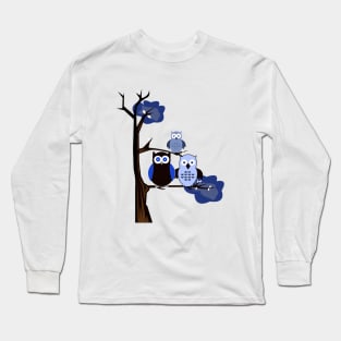 Blue Owls Long Sleeve T-Shirt